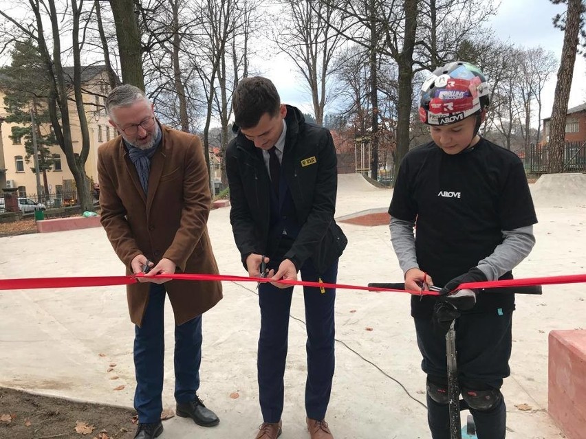 Uroczyste otwarcie skateparku w Głuszycy.