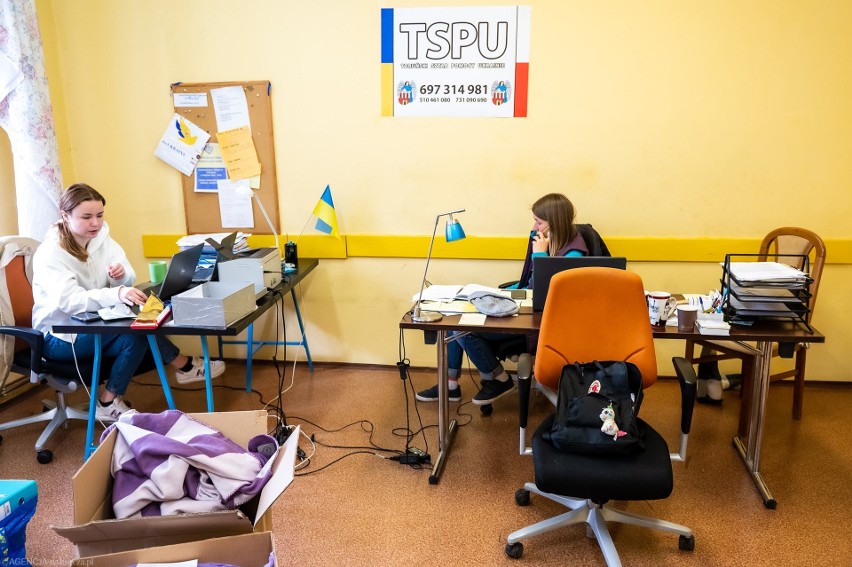 Sztab w Toruniu zajmuje się pomocą humanitarną.