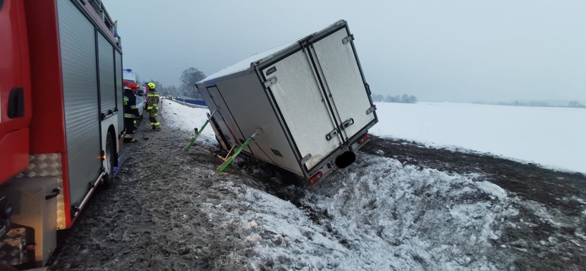 Kierowca fiata ducato był trzeźwy i na szczęście nie odniósł...