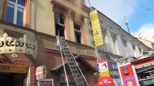 Pożar na ulicy Kalwaryjskiej