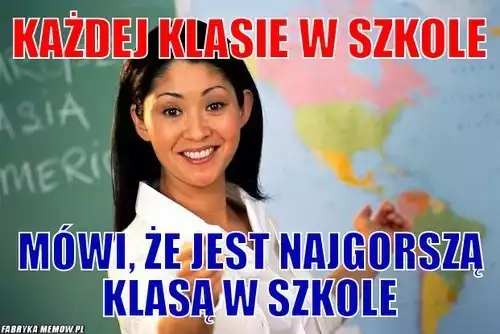 Zmagania dwóch frakcji - uczniów i nauczycieli są źródłem wielu memów i demotywatorów. Wiele z nich w humorystyczny sposób przedstawia sytuacje, które każdy nas pamięta z własnej szkoły. Zobacz te najzabawniejsze --------> 