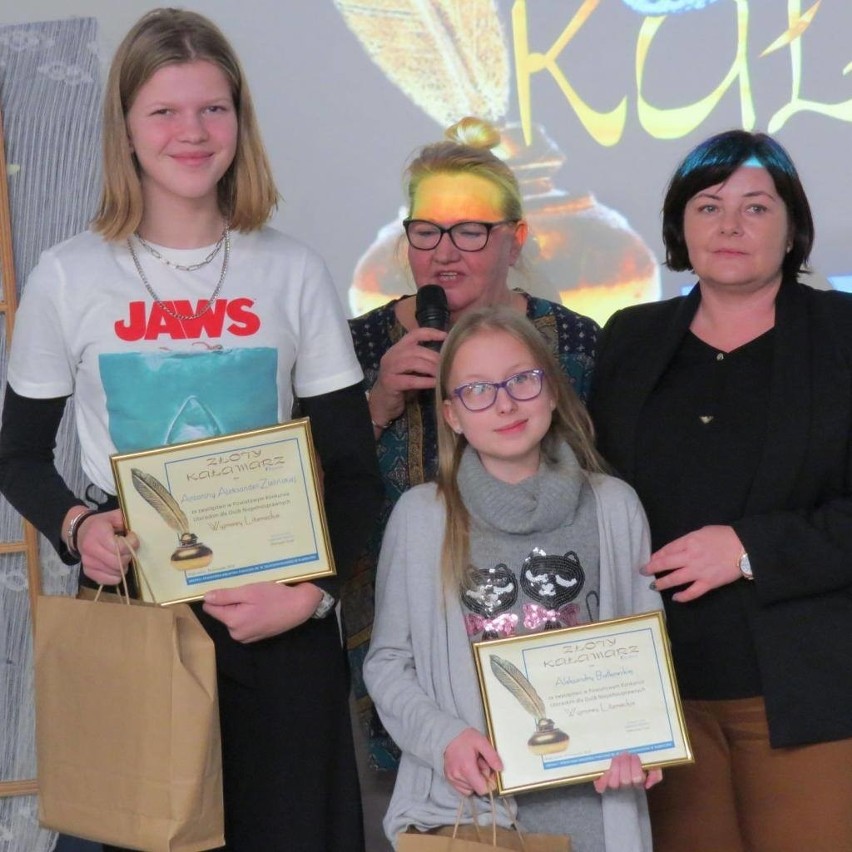 W 2019 r. w konkursie "O Złoty Kałamarz" zwyciężyły Antonina...