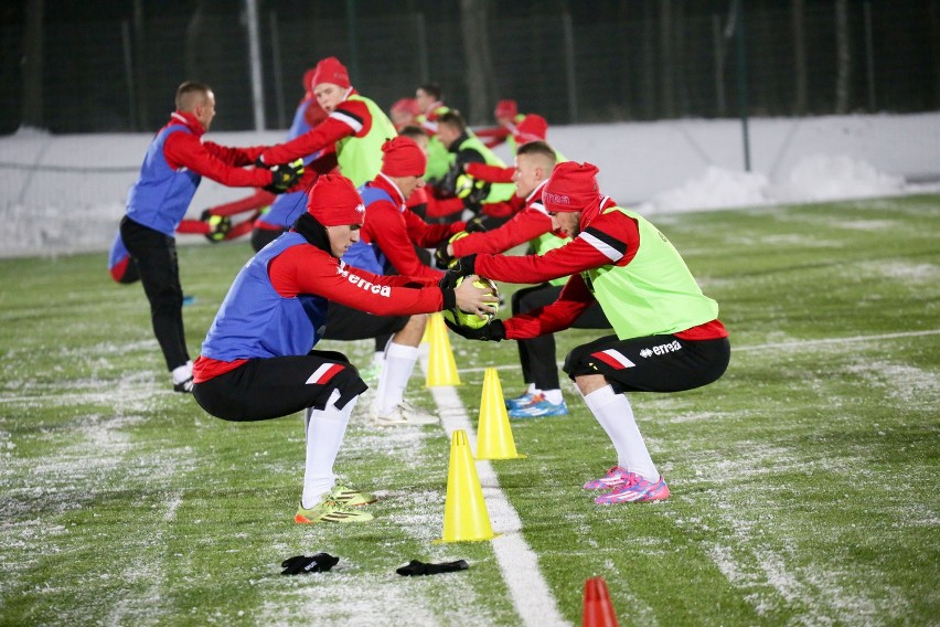 Pierwszy trening Jagiellonii Białystok po przerwie...