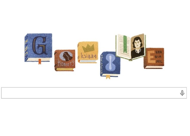 Google Doodle upamiętniające Zofię Nałkowską