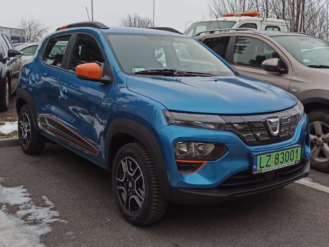 Dacia Spring kupiona przez miasto Zamość za 88,9 tys. zł