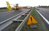 Wypadek w Dąbrówce pod Poznaniem. Ranna motocyklistka trafiła do szpitala