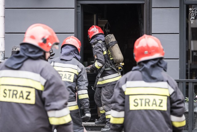 Strażacy zostali wezwani do pożaru w Grębocinie.