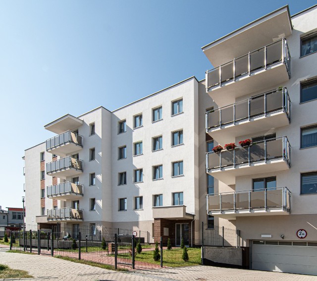 Victoria Apartamenty, Budynek wielorodzinny przy ul. Jadwigi Klimkiewiczowej 3, Białystok, Architekt - Inwestprojekt Białystok, Firma budowlana - „Elek" Przedsiębiorstwo Usługowe Daniel Słyszewski, Inwestor - PBU BIRKBUD Białystok, Rok 2020