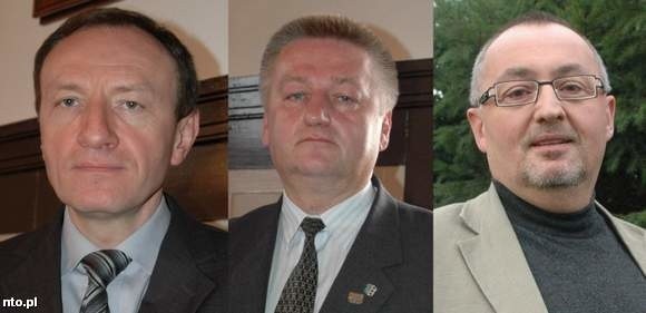 Od lewej: Sylwester Lewicki, Jerzy Liberka, Klaudiusz Prochota.