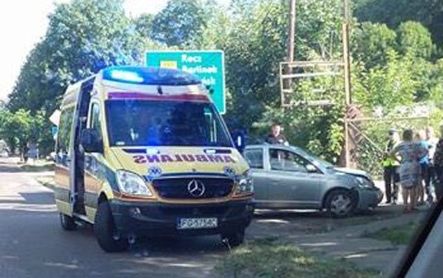 Do zderzenia motocyklisty z toyotą doszło w czwartek (21 lipca) na ul. Wyszyńskiego w Gorzowie.