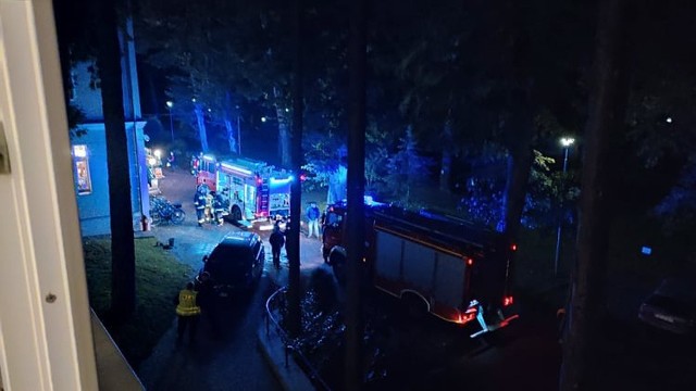 Pożar w sanatorium w Połczynie Zdroju. Ewakuacja kuracjuszy