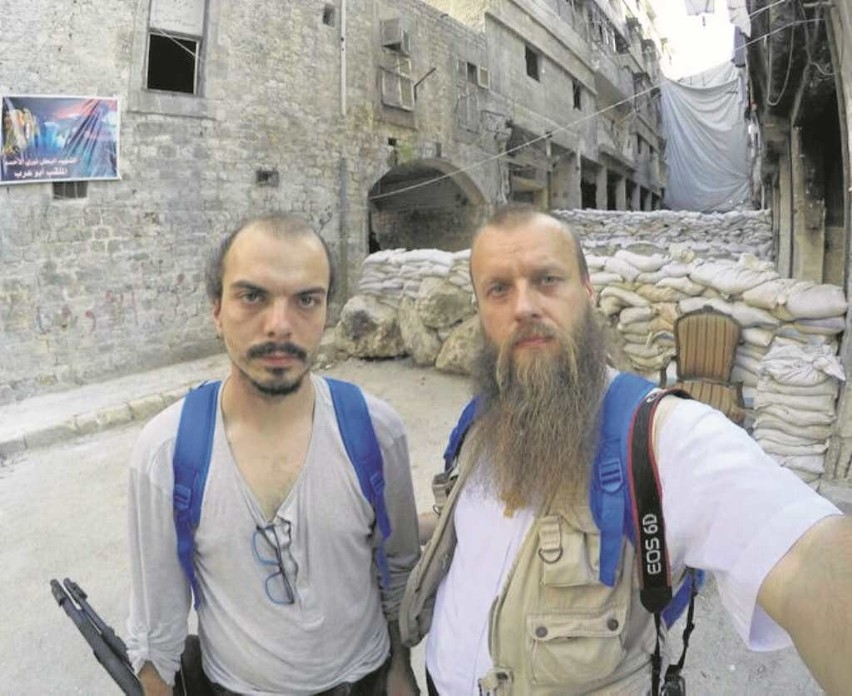 Ks. Roman Sikoń i Michał Król w Aleppo