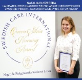 Natalia Duszeńska z Włocławka otrzymała nagrodę od królowej Szwecji - Sylwii 
