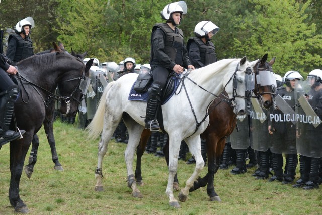 Policjanci konni biorą udział m. in. w działaniach oddziałów prewencji