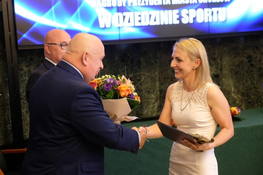 Prezydent Chorzowa Andrzej Kotala wręczył nagrody w...