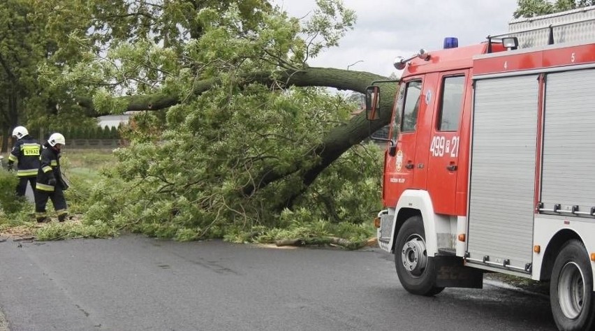 Interwencja strażaków w powiecie krotoszyńskim....