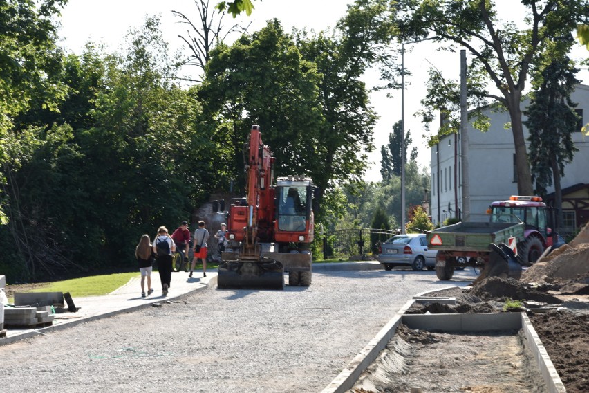 Trwa budowa drogi łączącej ul. św. Marcina z Młyńską w...