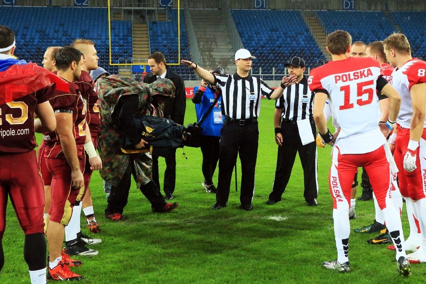 Futbol amerykański: Biało-czerwoni pokonali Rosję na Arenie Lublin 