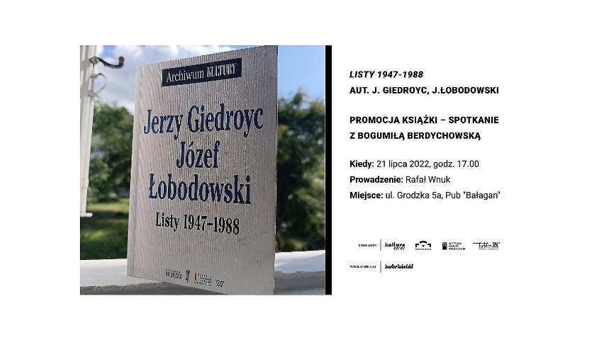 Przed nami premiera wydawnicza książki „Jerzy Giedroyc, Józef Łobodowski. Listy 1947–1988”