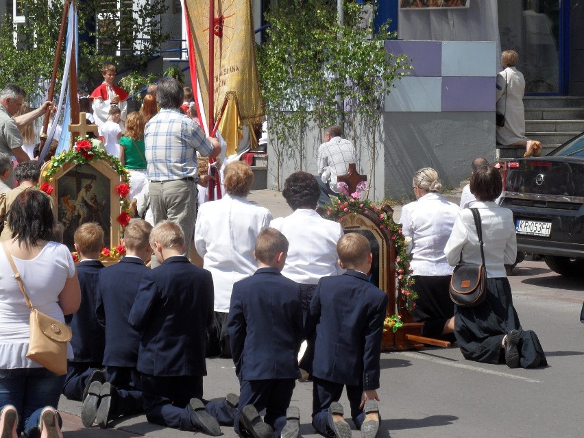 Procesja Bożego Ciała w Myszkowie [ZDJĘCIA]