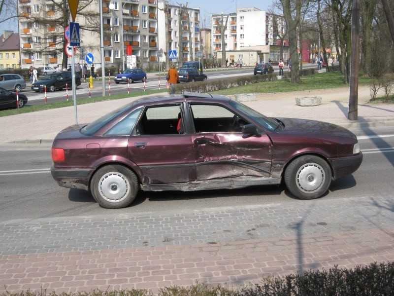 Wypadek w Lomzy.