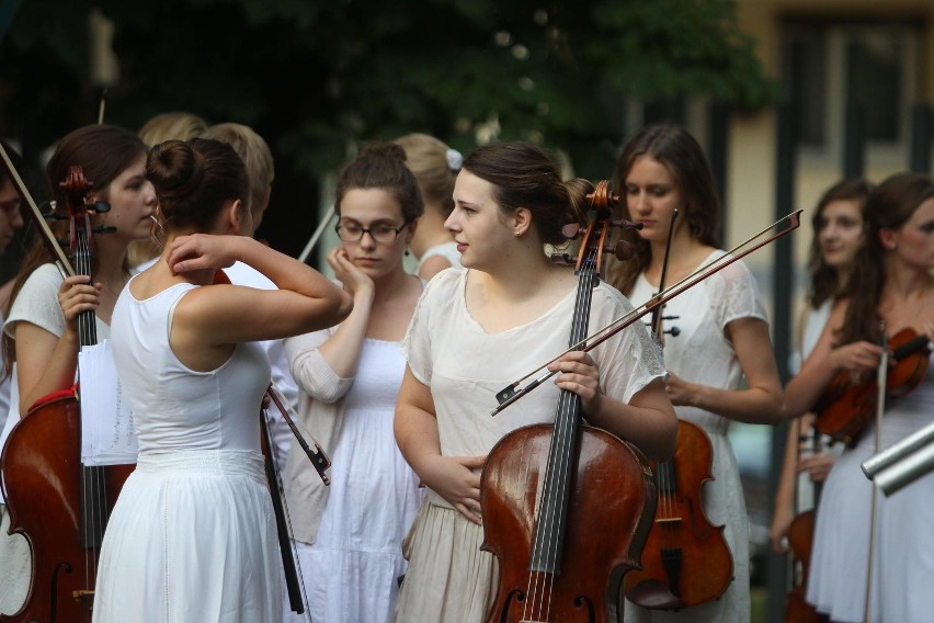 Młoda Polska Filharmonia na chwilę przed koncertem
