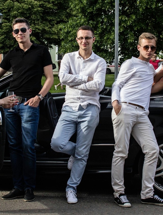 Zespół Playboys, czyli po lewo Mateusz Skórkiewicz, w środku Kuba Urbański, po prawo Bartek Sułkowski.