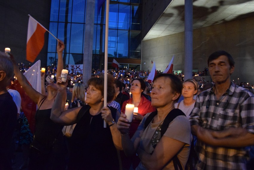 Czwartkowy protest przed Sądem Okręgowym w Katowicach