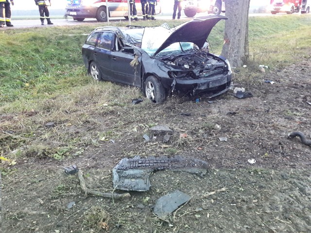 W sobotę, około godz. 7, na drodze krajowej nr 8 w pobliżu miejscowości Osowy Grąd doszło do wypadku.