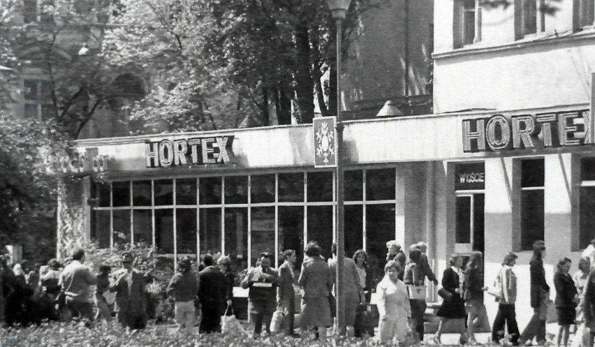 Kawiarnia Hortex". Słynny lokal otwarty wiosną 1976 roku, do...
