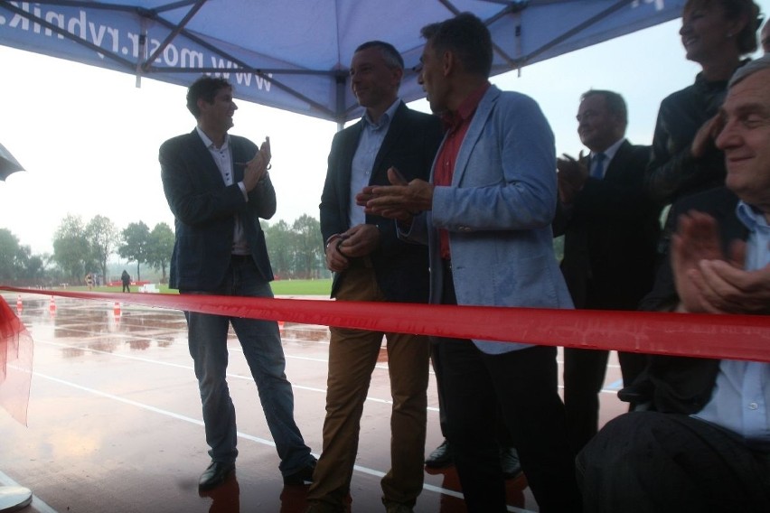 Gwiazdy sportu na otwarciu stadionu w Rybniku