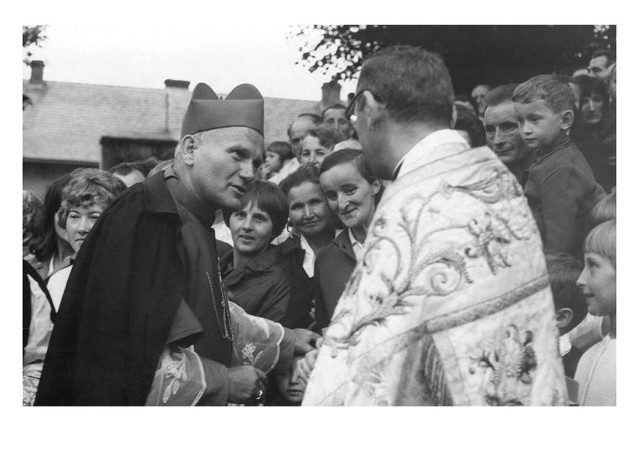 Ks. Karol Wojtyła w Niegowici 1949 r.