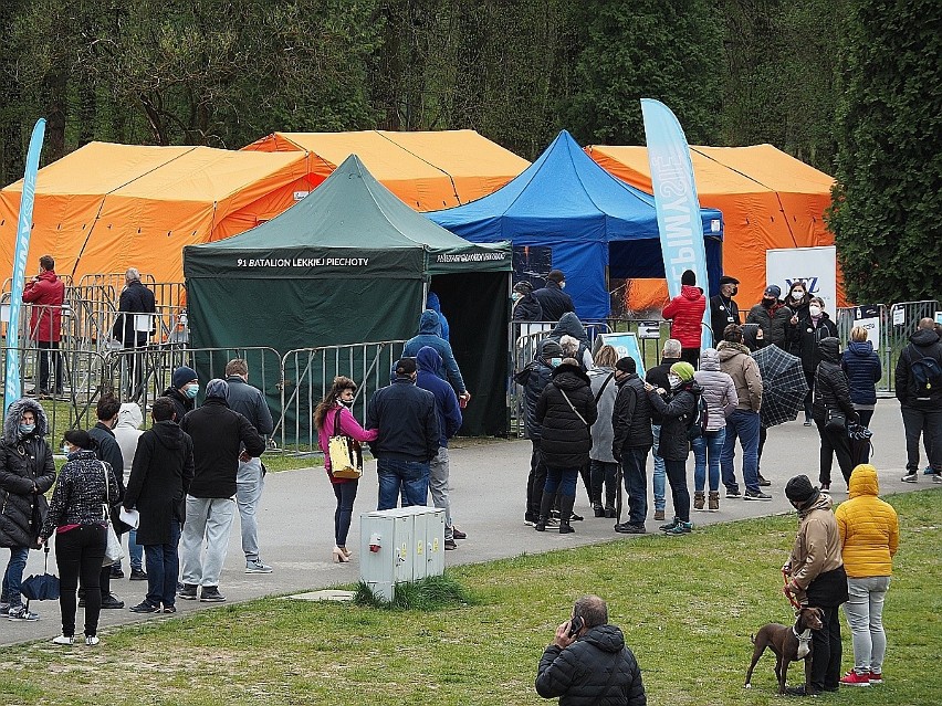 - Zapraszamy do naszego „szczepiennego miasteczka", a piknik...