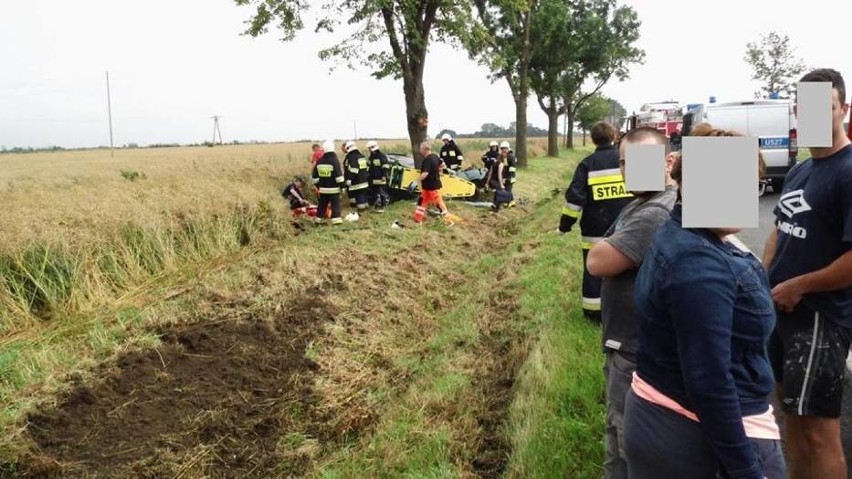 Wypadek na drodze pomiędzy Koźminem a Krotoszynem - są utrudnienia 