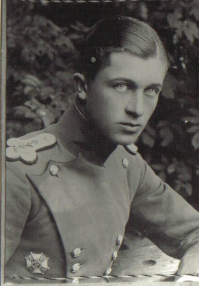 Jerzy Sosnowski w mundurze austriackim