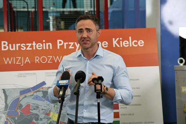 Macieja Burszteina kandydata na prezydenta Kielc ze Stowarzyszenia Przyjazne Kielce zdradza punkty programu wyborczego.  Jego zdaniem najważniejszy jest rozwój przemysłowy miasta.