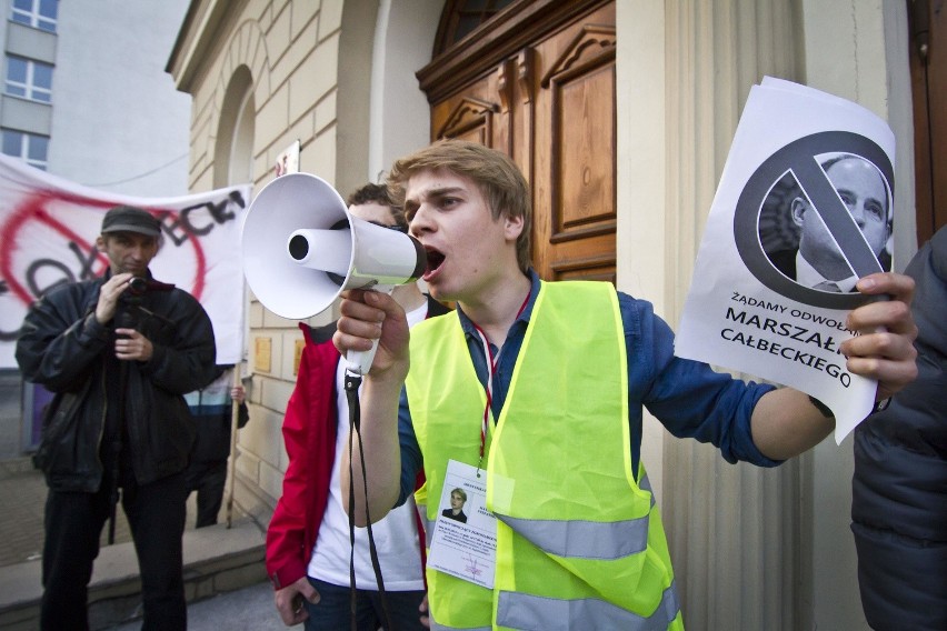 Protest przeciwko Całbeckiemu
Protest przeciwko Całbeckiemu