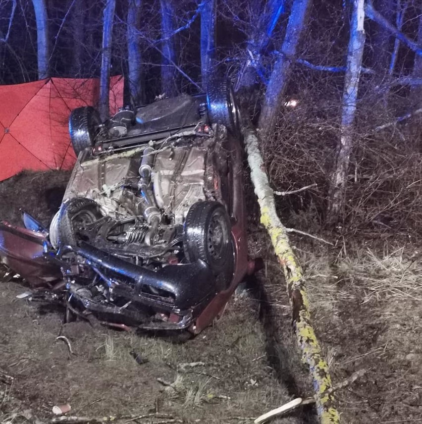 Wypadek w Opaleńcu, gm. Chorzele. Nie żyje 24-letni mężczyzna