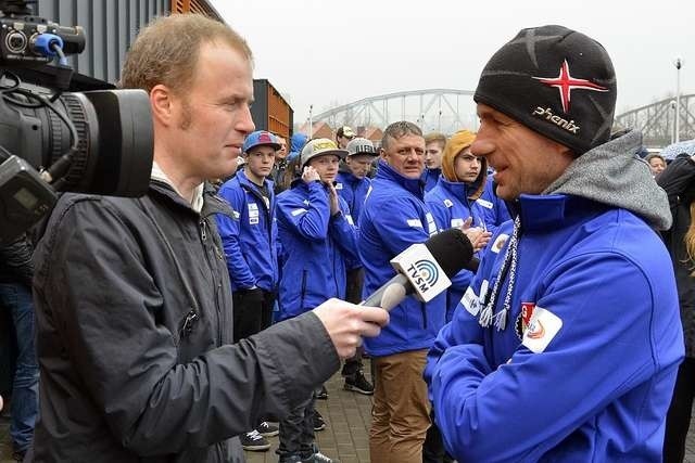 Rafał Okoniewski (z prawej), GKM Grudziądz: - Jeździmy u siebie i będziemy robić wszystko, by zadowolić naszych kibiców