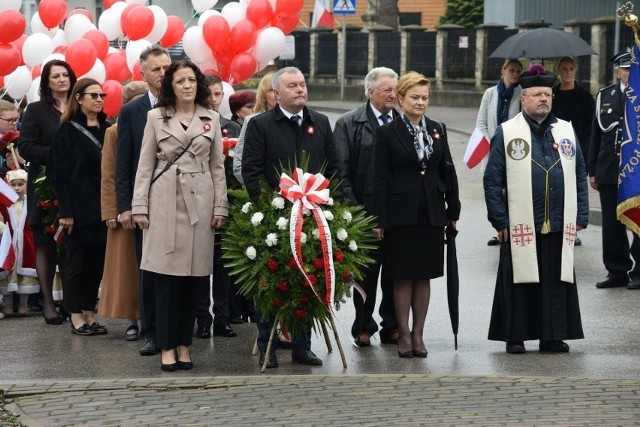 Tak wyglądały gminne obchody rocznicy uchwalenia Konstytucji 3 Maja w Skalbmierzu rok temu.