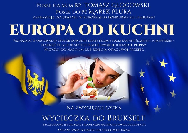 "Europa od kuchni" to konkurs, którego celem jest zaprezentowanie bogactwa i różnorodnościeuropejskich tradycji kulinarnych, w tym smaków Śląska.