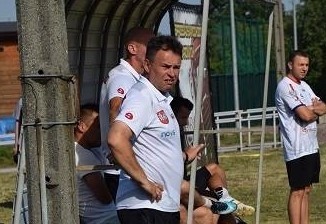Grzegorz Wesołowski, trener Wisły Sandomierz.