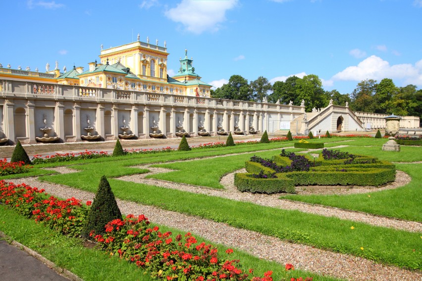 To wspaniały ogród w stylu włoskim, zaaranżowany przez króla...
