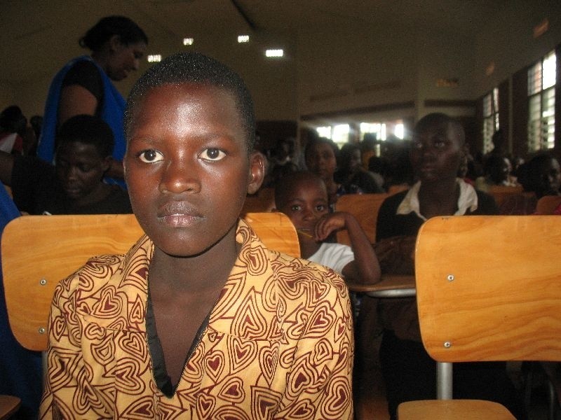 Rosime, córka adoptowana na odległość z Rwandy.