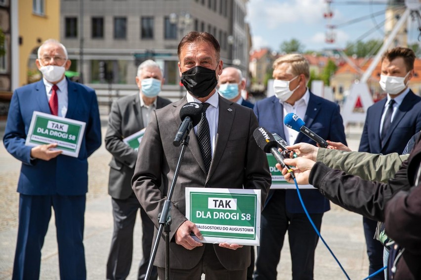 Tak dla S8 od Augustowa do Białegostoku - apelowali na Rynku...