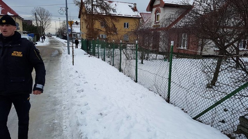 Odśnieżanie w Helu - zima 2017