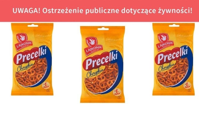 GIS wycofuje Precelki Chrupkie ze sprzedaży