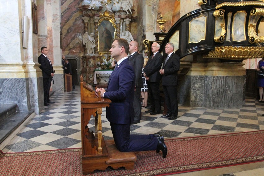 Andrzej Duda w Jędrzejowie