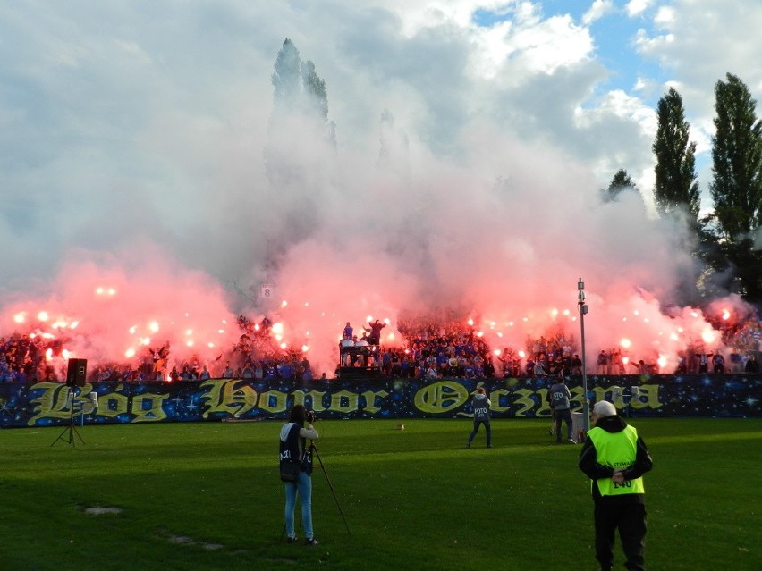Kibice na meczu Ruch Chorzów - Legia Warszawa 1:4