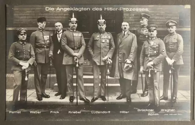 Adolf Hitler, Erich Ludendorff i reszta zaangażowanych w pucz monachijski